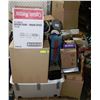 Image 1 : PALLET WITH TOTES,EXTINGUISHER BRACKETS ETC