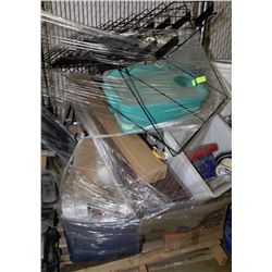 PALLET OF MISC DISPLAY RACKS ETC