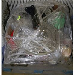 PALLET OF MISC CHEMICALS, HOSES, ETC