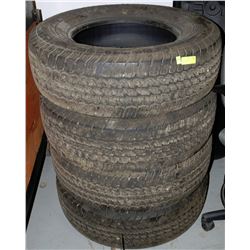 SET OF 4 CONTINENTAL LT 275/70/R18 TIRES