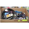 Image 1 : BOX OF ELECTRICAL SUPPLIES