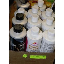 BOX OF SPA CHEMICALS