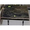Image 1 : FAUX GRANITE END TABLE