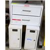 Image 1 : 3 SMALL STORAGE CABINETS