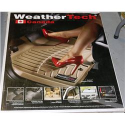 WEATHER-TECH CUSTOM FITTED FLOOR MATTS ON CHOICE