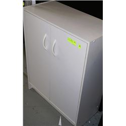 WHITE 2 DOOR CABINET