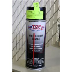 TOP CHOICE SPRAY CAN OF WHITE LITHIUM GREASE 11OZ