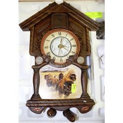 BRADFORD EXCHANGE U.S INDIAN HEAD NICKEL CUCKOO