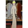 Image 1 : DECORATIVE WOOD AND METAL GARDEN ANGEL