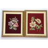 Image 1 : PAIR OF FRAMED NEEDLE POINTS