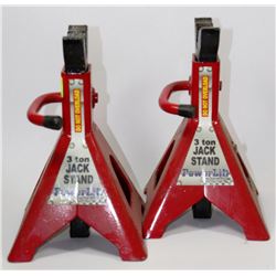 PAIR 3 TON JACK STANDS