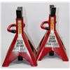 Image 1 : PAIR 3 TON JACK STANDS