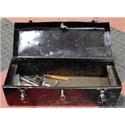 BLACK TOOLBOX WITH CONTENTS