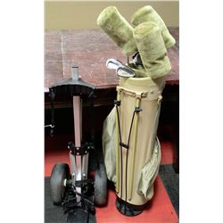 FULL SET OF VERDICT SUPER METAL GOLF CLUBS W/