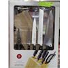 Image 1 : PC 6-PC KNIFE BLOCK SET W/FORGED BLADES &