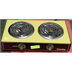 DANBY DUAL-BURNER PORTABLE HOT PLATE