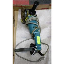 MAKITA DISC GRINDER WITH KEY & STEEL CUP BRUSH