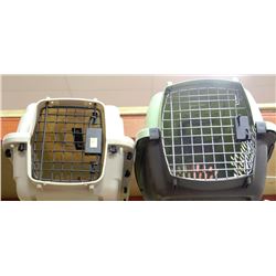 LOT OF 2 SMALL PET CARRIERS