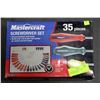 Image 1 : NEW MASTERCRAFT 35-PC SCREWDRIVER SET