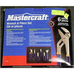 NEW MASTERCRAFT 6-PC WRENCH & PLIER SET