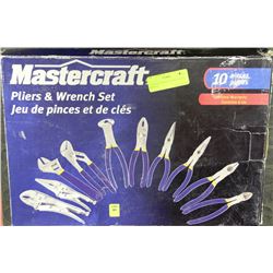 NEW MASTERCRAFT 10-PC PLIER & WRENCH