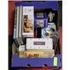 Image 1 : BOX OF HOUSEHOLD MISC. (CANDLES/ PHOTOBOOKS/
