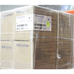 CASE OF 8 BOXES INCL 100 SYRINGES PER BOX