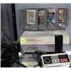 Image 1 : NINTENDO ENTERTAINMENT SYSTEM WITH 4 GAMES