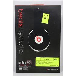 REPLICA BEATS BY DR DRE HEADPHONES - BLACK
