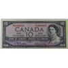 Image 1 : 1954 CANADIAN TEN DOLLAR BANKNOTE