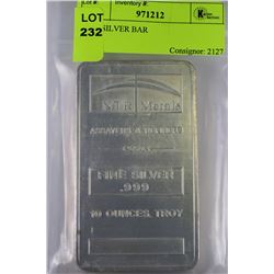 10oz  SILVER BAR