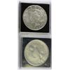 Image 1 : 2 US SILVER PEACE DOLLARS 1923 &1926