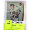 Image 1 : LOT OF 11-1969 TOPPS HOCKEY CARDS INCL CAFFERY &