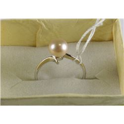 #13-.925 SILVER FRESH WATER PEARL SIZE 5.5 PINK