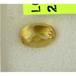 9.5CT BRIOLETTE OVAL CITRINE