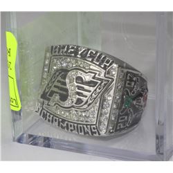 2007 ROUGHRIDERS GREY CUP REPLICA RING