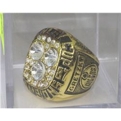 1987 WAYNE GRETZKY STANLEY CUP REPLICA RING