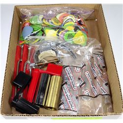 BOX OF GUITAR ACCESSORIES - SLIDERS,