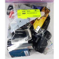 BAG OF ASSORTED LIGHTERS AS THEY COME
