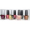 Image 1 : 7 BOTTLES OF  OPI NAIL POLISH INCL CRACKLE & MORE