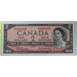 UNC 1954 TWO DOLLAR BANKNOTE