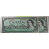 Image 1 : GEM UNC 1954 $1 BANKNOTES CONSECUTIVE S/N X2