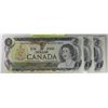Image 1 : GEM UNC 1973 $1 BANKNOTES CONSECUTIVE S/N X3