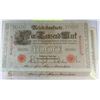 Image 1 : 1910 GERMAN RED SEAL 1,000 MARK NOTES X2