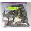 Image 1 : LARGE BAG OF WORLD COINS FROM ESTATE