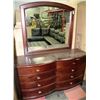 Image 1 : CHERRYWOOD DRESSER WITH MIRROR