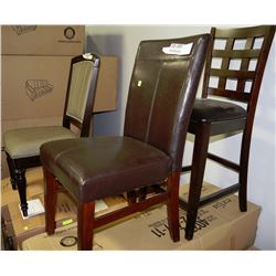 THREE NEW VARIOUS CHAIRS