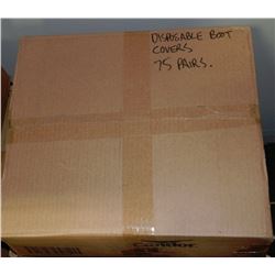 CONDOR DISPOSABLE BOOT COVERS 75 PAIRS
