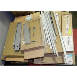 PALLET OF ASSORTED CABINETS AND DOORS