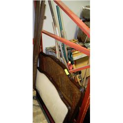 SINGLE RULTAN ANTIQUE BED FRAME